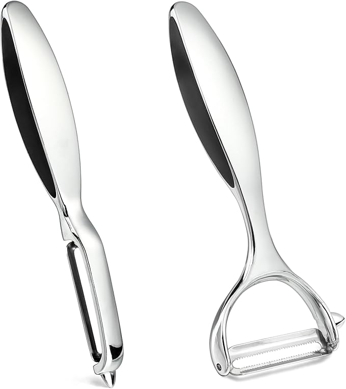 Vegetable Peeler Stainless Steel Potato Peelers Y-Shaped and I-Shaped Peelers,Veggie Carrot Fruit Peelers for Home kitchen