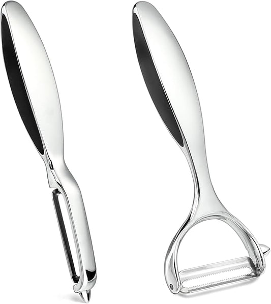 Vegetable Peeler Stainless Steel Potato Peelers Y-Shaped and I-Shaped Peelers,Veggie Carrot Fruit Peelers for Home kitchen