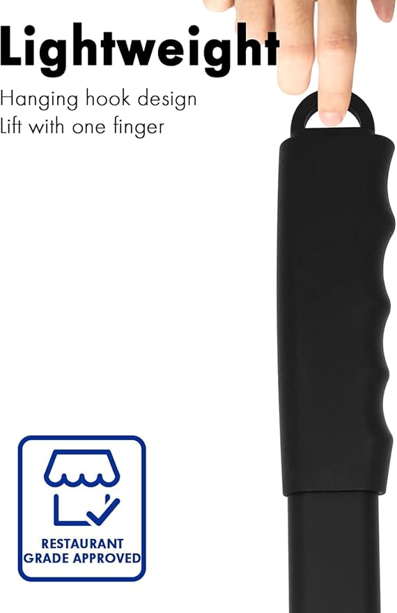 Pizza Peel, 14 Inch Perforated Pizza Peel, Professional Aluminum Pizza Paddle, Restaurant Grade, Long Handle Non-Stick Metal Peel for Outdoor Pizza Oven