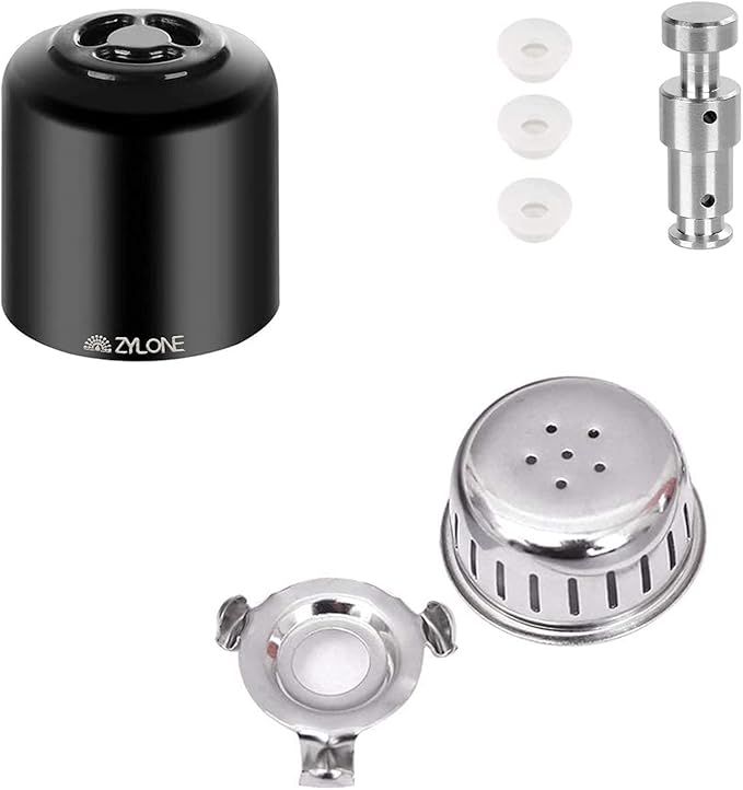 Steam Release Handle, Original Float Valve Replacement Parts with 3 Silicone Caps for Instant Pot Ultra 3, 6, 8 Qt，Instant Pot Duo/Duo Plus 3, 5, 6 Qt by ZYLONE