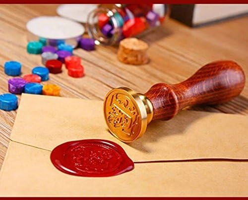 Vintage Kettle Teapot Gift Cards Sealing Art Wax Seal Stamp Rosewood Handle Decorative Wedding Invitations Gift Cards Paper Stationary Envelope Custom Logo Picture Wax Seal Sealing Stamp Set