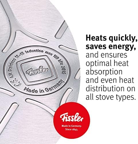 Fissler Vitavit Premium Pressure Cooker Set, 3.7 Quart and 6.3 Quart with Glass Lid