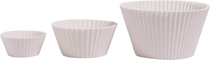 The Silicone Kitchen Reusable JUMBO Silicone Baking Cup, Non-Toxic, BPA Free, Dishwasher Safe, Jumbo, 12 Pack, White Blue Green