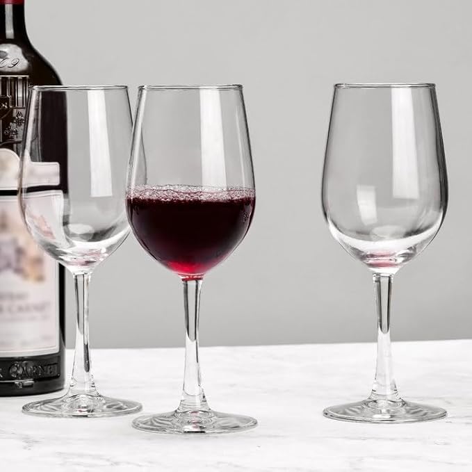 UMI UMIZILI Wine Glasses Set of 8, 12 Ounce Wine Glasses for white or red wine, All Purposed Wine Glass for Any Occasions