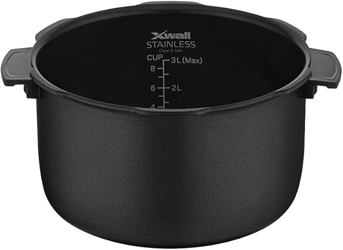 CUCKOO Electric Pressure Cooker 14 Menu Options: White, Slow Cook, Sous Vide, Porridge, & More, User-Friendly LED Display, Stainless Steel Inner Pot, 24 Cup / 6 Qt. (Uncooked) CMC-ASB601F White/Gold