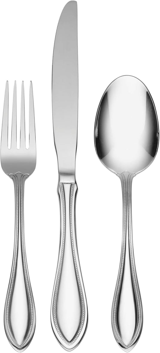 Oneida American Harmony 12-Piece Stainless Steel Flatware Set, Service for 4
