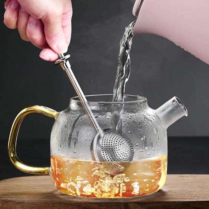 2pack Tea Ball, tea infuser for loose leaf tea, tea strainers for loose tea, stainless steel tea strainer, loose leaf tea steeper, easy clean, tea fine mesh strainer reusable