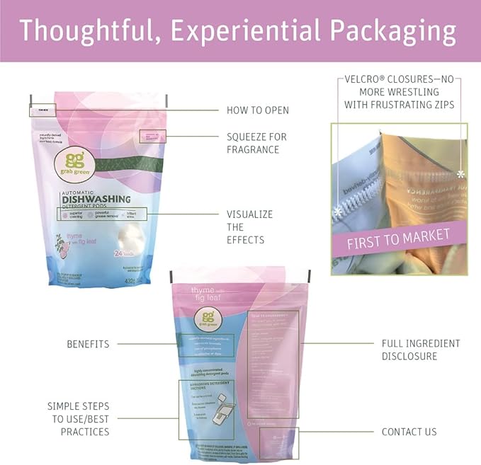 Tangerine Dishwasher Pods 24 LD