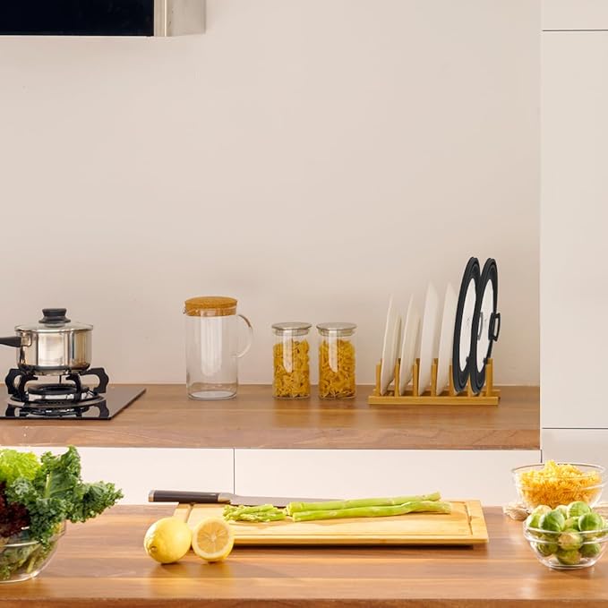 Microwave Splatter Cover Vented Glass Splatter Guard Lid with Collapsible Silicone for Food as Pot Covers 11.8 inch Large 2 Pack