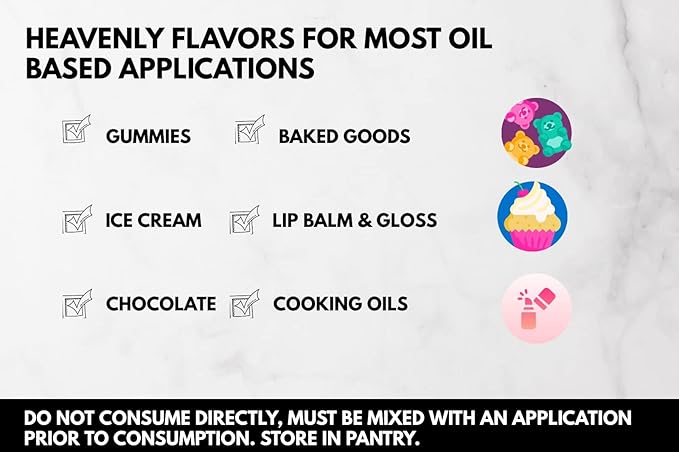 Dolce Flav Blueberry Extract – 8 Ounce Oil-Soluble Kosher, Sugar-Free, Concentrated Ripe Blueberry Flavoring for Baking, Chocolates & Desserts, Includes Measured Dropper