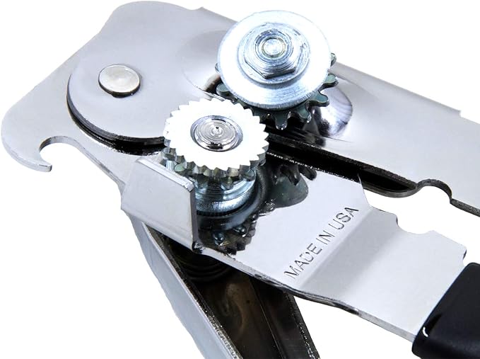 World's Best Can Opener - Made in USA - Sold by Vets - Easy Turn - Manual Can Opener
