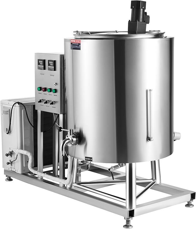 VEVOR Milk Pasteurizer 150L, Commercial Milk Pasteurization Machine, Food Grade 304 Stainless Steel, Professional Pasteurization with Time and Temperature Control, for Milk Juice Yogurt Sterilization