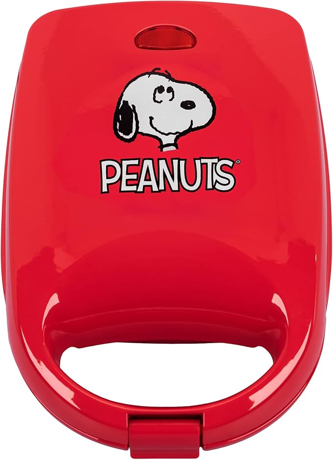 Uncanny Brands Peanuts Snoopy Single Sandwich Maker - Peanuts Kitchen Appliance