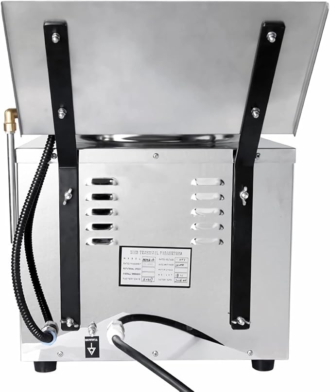 INTSUPERMAI 16L Commercial Electric Pressure Fryer Stainless Steel Countertop Pressure Fryer Electric Fried Chicken Stove Professional Tabletop Restaurant Kitchen Frying Machine 110V 2.4KW