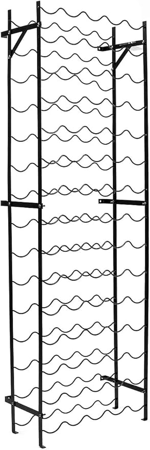 Sorbus Wine Rack Freestanding Floor - Wine Bottle Holder Holds 75 Bottles of Wine - 75 Bottle Capacity Wine Storage for Any Bar, Wine Cellar, Kitchen, Dining Room