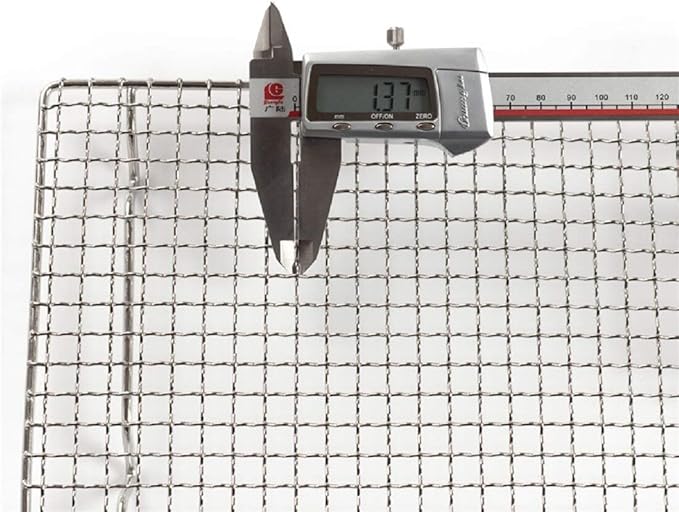 304 Stainless Steel Cooling Rack Versatile Baking Rack Heat Resistant Rust Proof Sturdy Grate 15.7"*11.8"