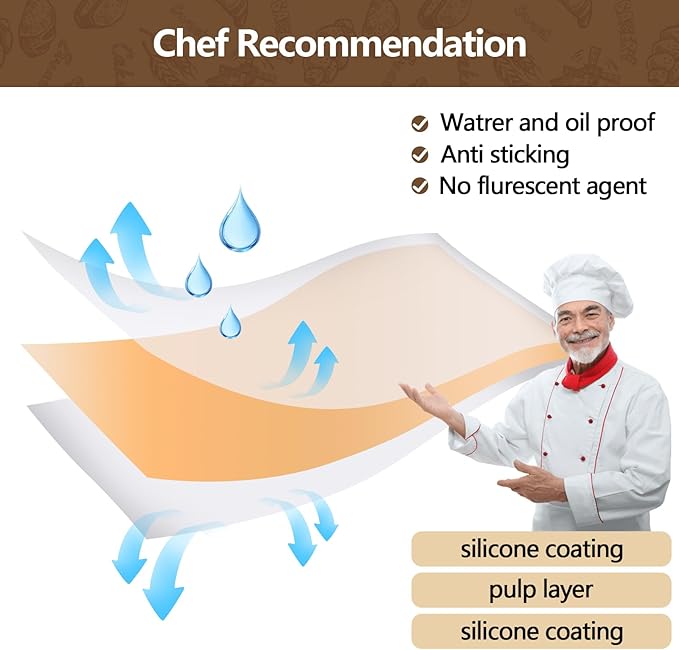 UBeesize Air Fryer Paper Liners Disposable For Ninja, 100 PCS Non Stick Parchment Paper For Ninja DZ201/DZ401 Dual, Oil Proof, Water Proof Food Grade Air Fryer Accessoriess(Rectangle - 8.6"X5.5")