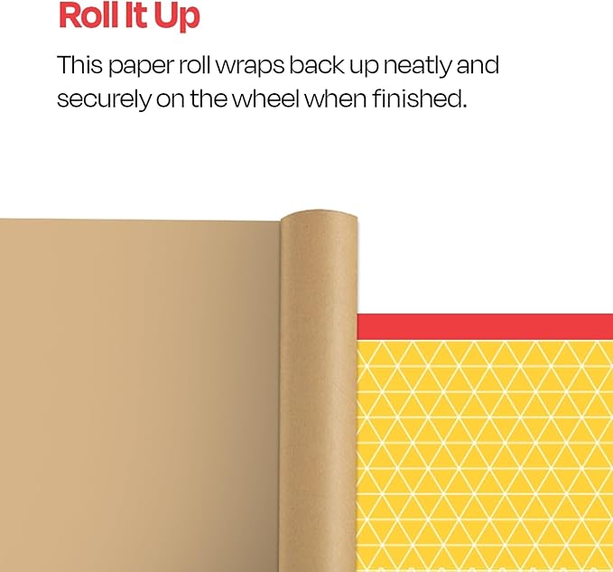 School Smart Butcher Kraft Paper Roll, 50 lbs, 36 Inches x 1000 Feet, Brown