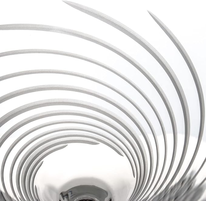 Rolf Glass Cyclone 10 Ounce Martini Glasses | Set of 2 Stemmed Cocktail Glasses | Proudly Made in the USA | Large Engraved Martini Glasses | Lead-Free Glass