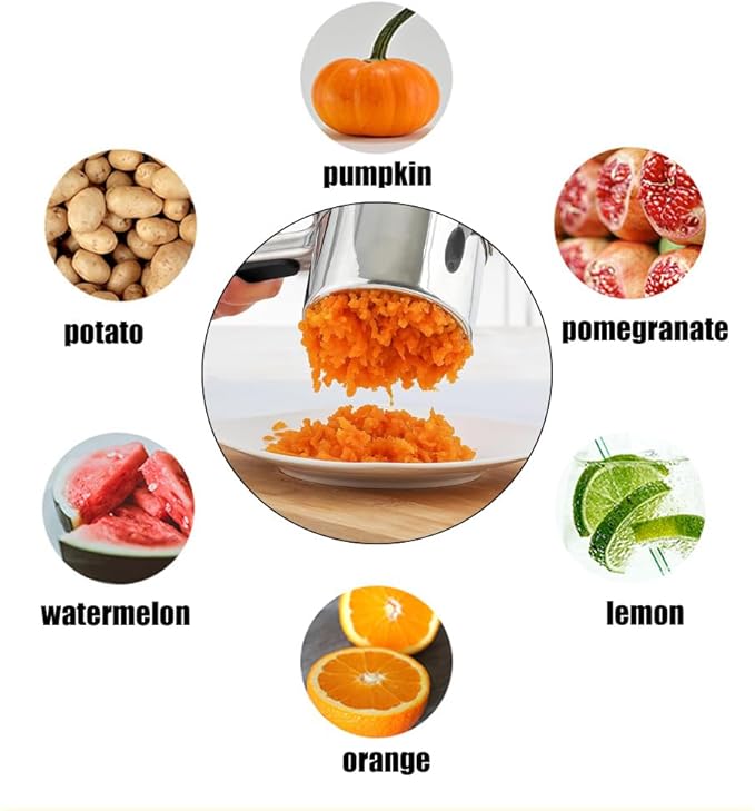 Potato Ricer and Masher, Heavy Duty Large Stainless Steel Potato Masher with 3 Interchangeable Discs Kitchen Gadget Finds for Home and Commercial Use