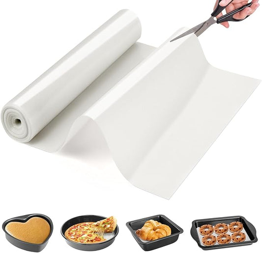 Silicone Baking Mat Roll - Best German Silicone -Heat Resistant Pie Cookie Bread Pizza Macaron Baking Mat, Silicone Pastry Mat, Non-Stick Dough Mat Non-slip Silicone Mat Roll for Countertop Protector