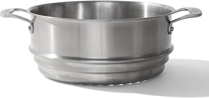 Made In Cookware - 10" Stainless Steel Steamer Insert - Pot Strainer - 8 Quart Compatible