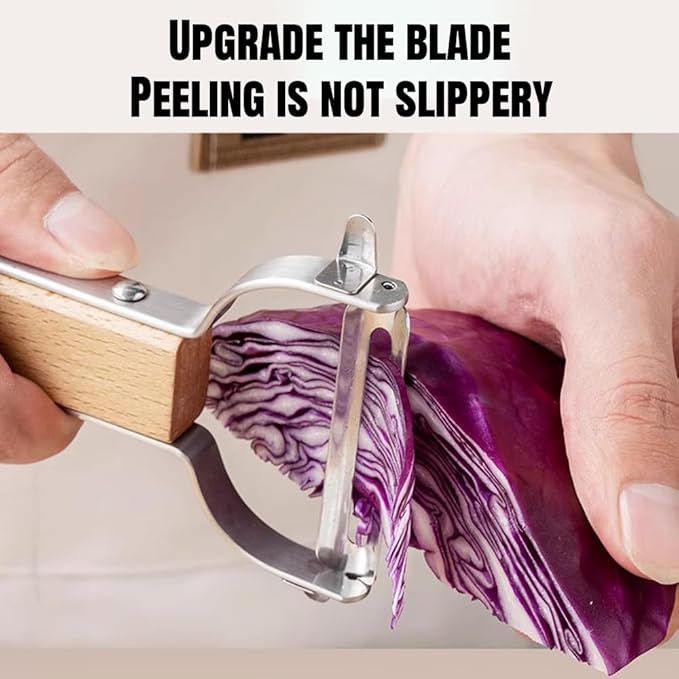 Vegetable Peeler for Kitchen, 304 stainless steel blade sharp, smooth peeling, good results