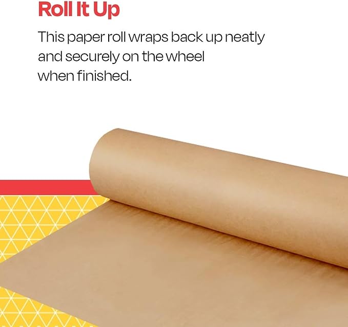 School Smart Butcher Kraft Paper Roll, 50 lbs, 30 Inches x 1000 Feet, Brown