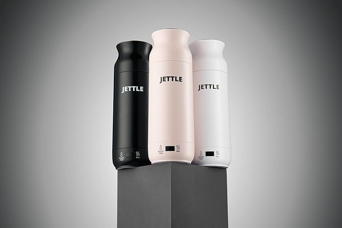 Electric Kettle - Travel Portable Heater for Coffee Tea Milk Soup - Stainless Steel Travel Water Boiler tea pot with Temperature Control - LED - Automatic Power Off - 450ml - Kitchen Appliance