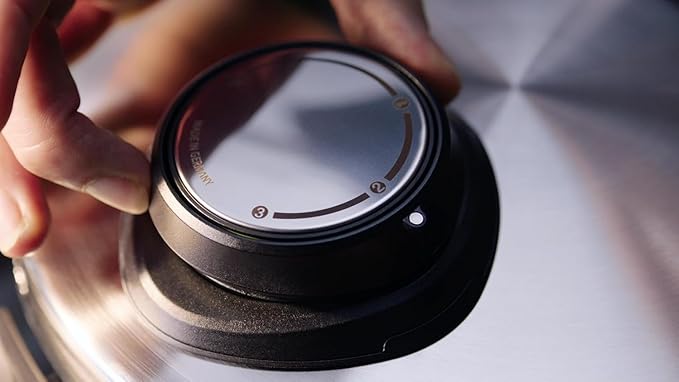 Fissler Vitavit Premium Pressure Cooker Set, 3.7 Quart and 6.3 Quart with Glass Lid