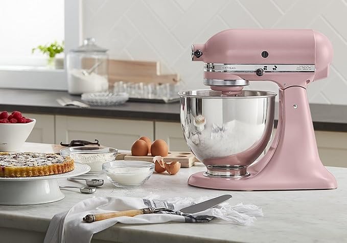KitchenAid Artisan Series 5-Quart Tilt-Head Stand Mixer - KSM150PS, Dried Rose