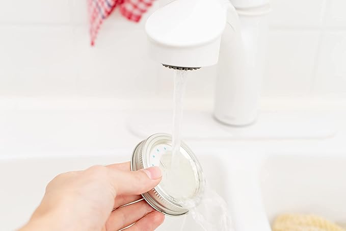 Dissolvable Food Labels for Canning, Pantry, Food Containers, and Mason Jar Food Prep Storage and Organization - Made in USA - Completely Washes Away -250 Labels - 2 Inch Round