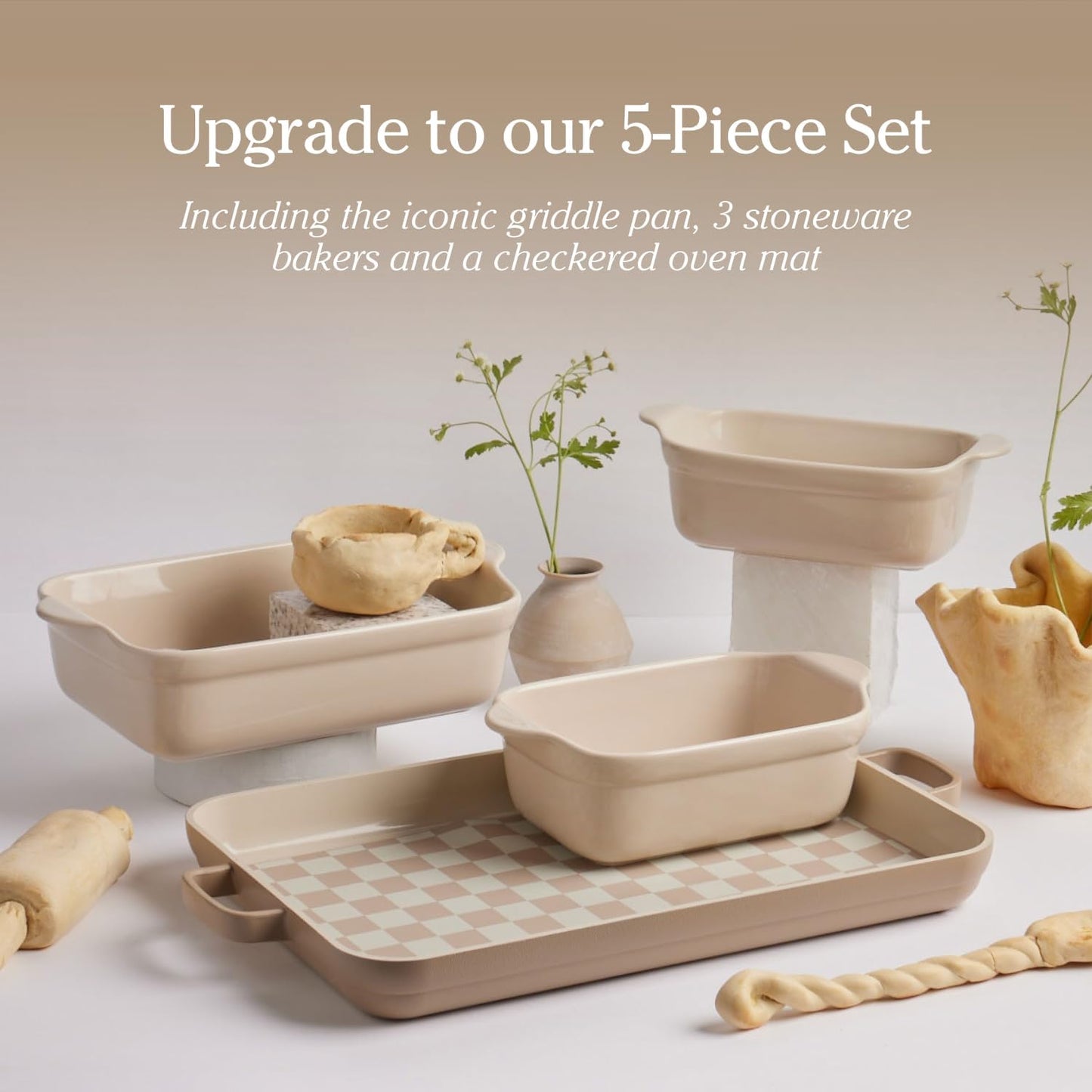 Our Place Griddle Pan - Versatile Nonstick Ceramic Sheet Pan & Stovetop Griddle | Toxin-Free, Dual-Use, with Ergonomic Handles | 5 Qt Capacity, Oven Safe up to 450°F | Steam