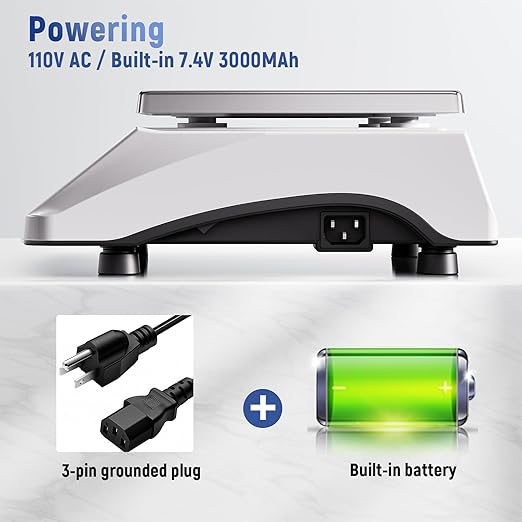 Industrial Counting Scale, 66lb/30kg Industrial Scale Electronic Bench Scale with Stainless Steel Platform LCD Display, Digital Inventory Scale for Small Parts Coins Piece, 0.0002lb/0.1g, lb/g/kg/oz