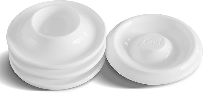 Cinf Ceramic Egg Holder Gift Set of 4 Porcelain Holder Breakfast Boiled Cooking Easy to Clean Childhood Memories Kitchen