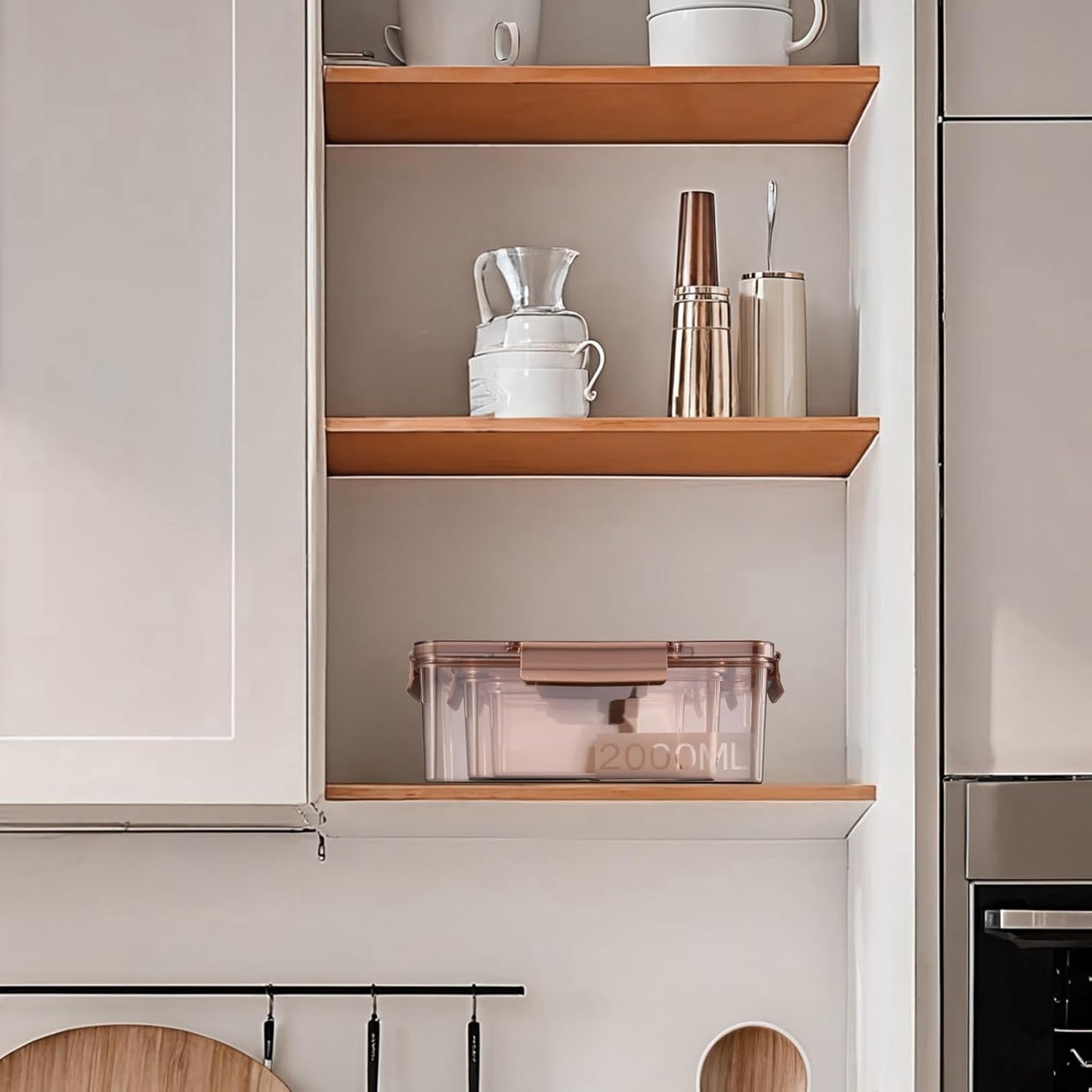 Eclirgan Freezer Storage Containers,Reusable Food Containers Set with BPA Free/Airtight,Clear Food Storage Set with Lock/Lids for Salad/Fruit(0.5/1/2 QT)