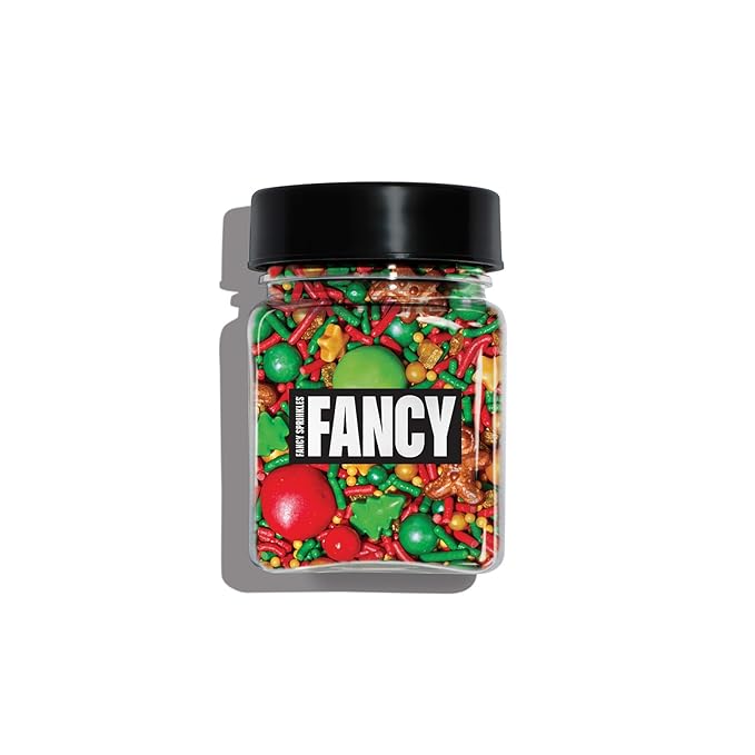 Fancy Sprinkles Holladaze Sprinkles Dessert Decorating, For Ice Cream, Cookies, Cakes and Cupcakes (0.25c)