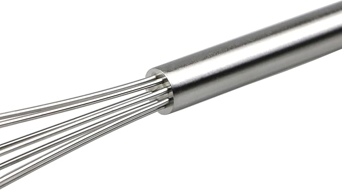 FLYINGSEA Whisks,Small whisk,Egg Whisk,10.5" Stainless Steel Whisk,Mini whisk,Whisk stainless steel,Cooking and Kitchen Gadget.(1 Pcs)