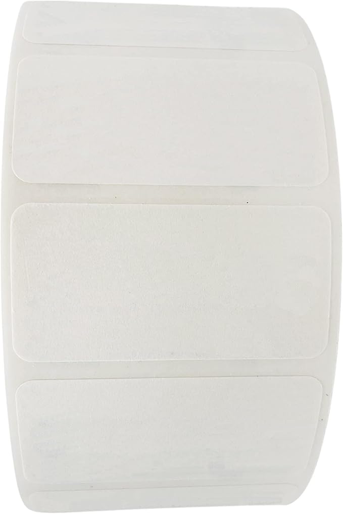 2x1 Dissolvable Food Labels, 250 Label Stickers, Bottle Labels for Storage Bins, Sticker Labels for Food containers, (250, Blank)