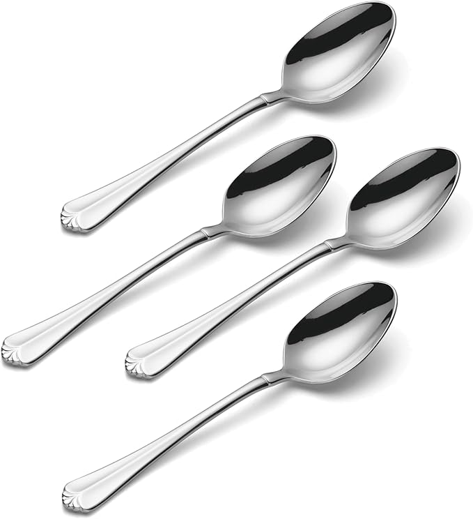 Oneida Juilliard Fine Flatware Teaspoons, 0.15 LB, Metallic