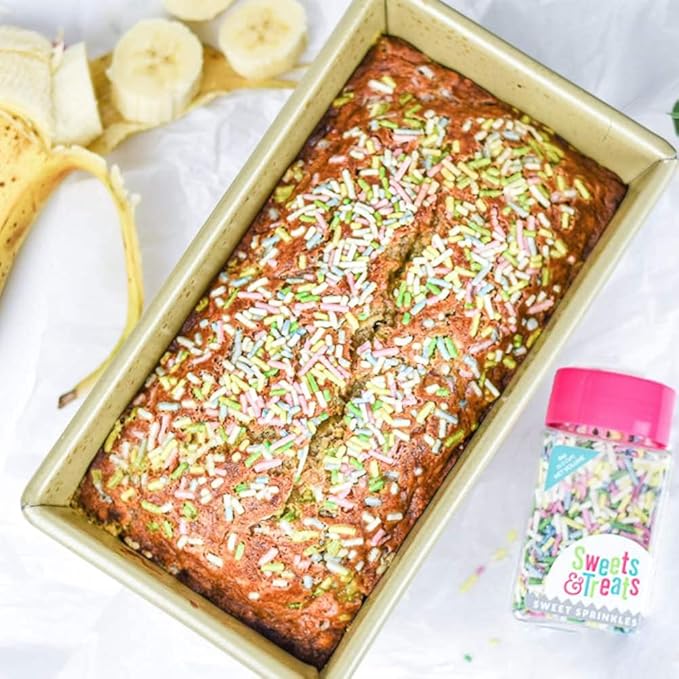 Pastel Sprinkles for Baking Cake and Cupcakes - Pastel Sprinkles Decorations in Vegan and Natural Sprinkles for Ice Cream Toppings - Cake Sprinkles in Pastel Jimmies Sprinkles for Donuts and Cookies