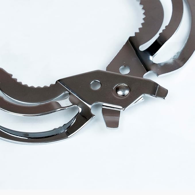 Jar Opener, Multifunctional Jar Opener for Weak Hands, Stainless Steel Jar Lid Opener, Beer Bottle Opener for Seniors with Arthritis