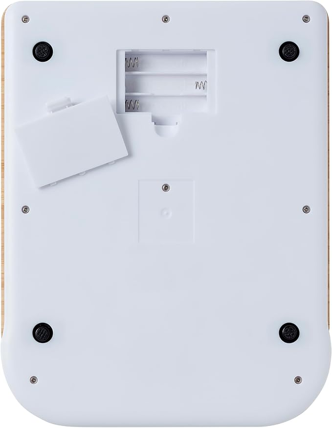 Taylor Digital Eco-Friendly Bamboo Kitchen Food Scale, 15 Pound Capacity, Natural