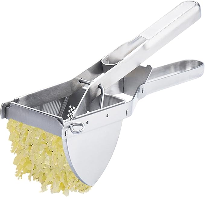 Potato Ricer, AITRAI Large 22oz Potato Masher Ricer Heavy Duty Stainless Steel Mashed Potato Masher for Smooth and Fluffy Mashed Potatoes