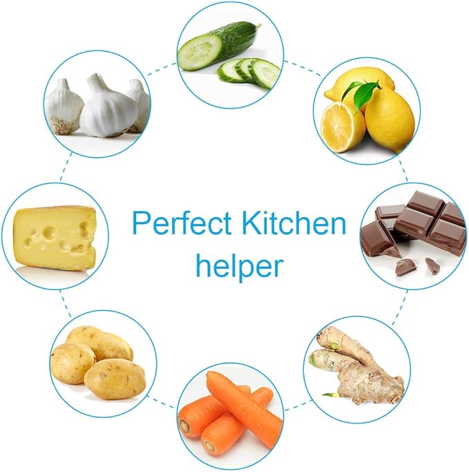 Pro Zester Grater, Lemon Zester, Parmesan Zester, Chocolate, With Razor-Sharp Stainless Steel Blade, Protective Cover and Cleaning brush, Dishwasher Safe, by Nspring