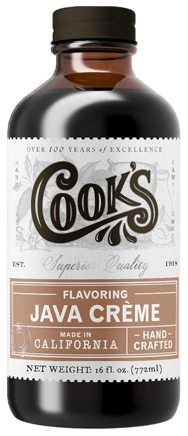 Cook's Java Creme Flavor 16 oz