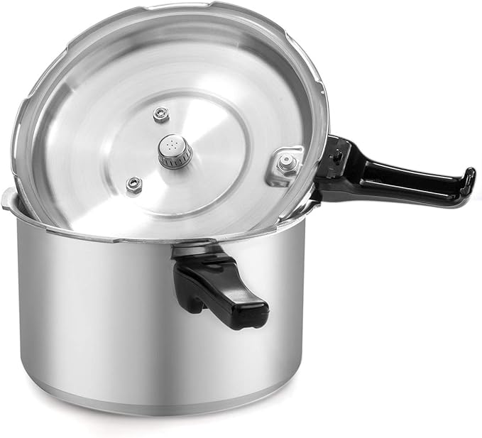 Barton 6Qt Pressure Canner With Release Valve Aluminum Canning Cooker Pot Stove Top Instant Fast Cooking Stewing Locking Lid, 6 Quart