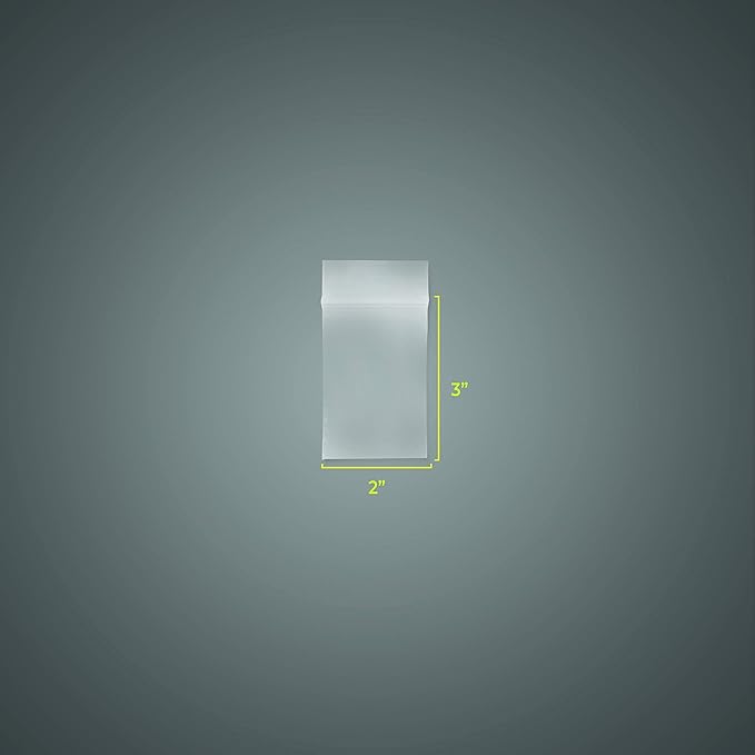 SNL Quality Zipper Lock Reclosable Clear Disposable Plastic Bags, Strong | 2" X 3" - 2 MIL - 1,000 Bags