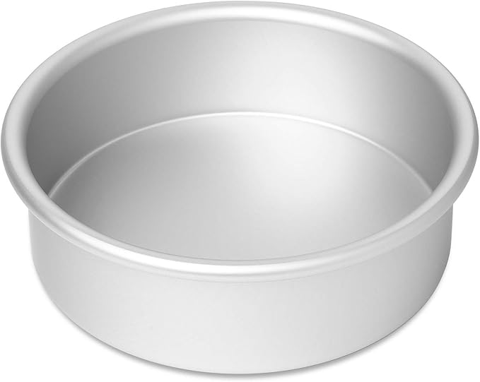 LAST CONFECTION 2-Piece Round Cake Pan Set - 6" x 2" Deep Aluminum Pans