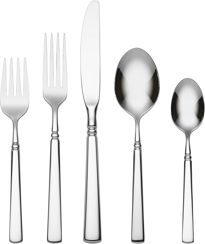 Oneida Easton Flatware, 5 Piece, Silver